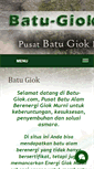 Mobile Screenshot of batu-giok.com